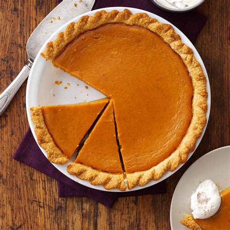 Maple Sugar Pumpkin Pie Recipe | Taste of Home