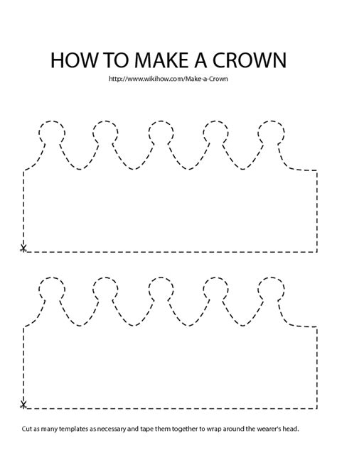 3 Ways to Make a Crown - wikiHow … | Crown template, Make a crown ...