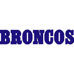 Denver Broncos Wordmark Logo | Sports Logo History