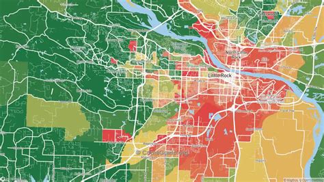 The Safest and Most Dangerous Places in Little Rock, AR: Crime Maps and ...