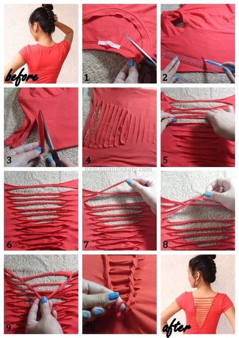 t-shirt re-do | Diy clothes refashion, Diy cut shirts, Diy clothes