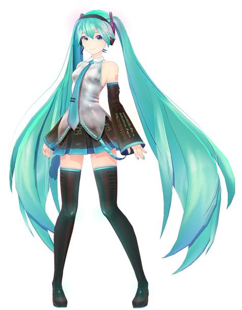 mmd__miku_hatsune_v2_yoistyle___dl_by_adan_official-d8s9y3q.png (1600×2050) | MMD | Pinterest