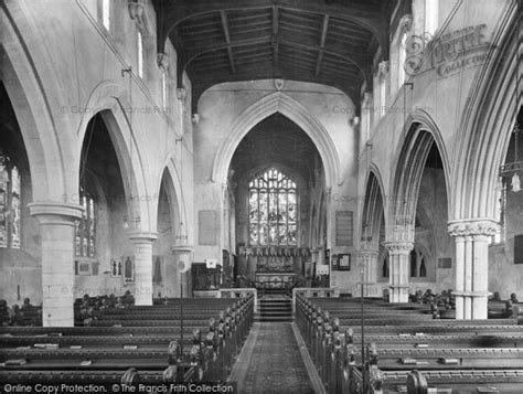 Photo of Stamford, All Saints' Church, Interior 1922