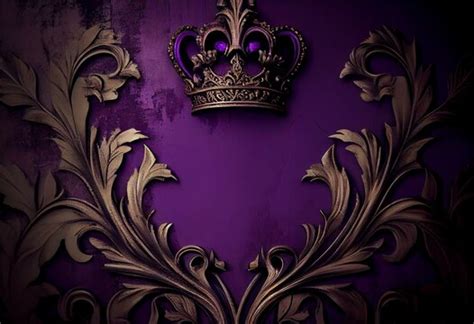 Royal Purple And Black Background