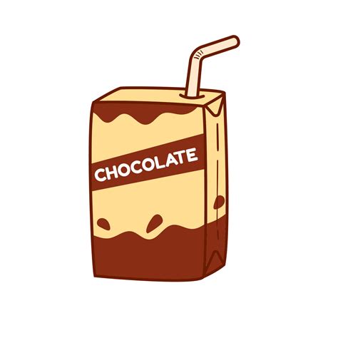 Chocolate milk with box package vector illustration 19885238 Vector Art ...