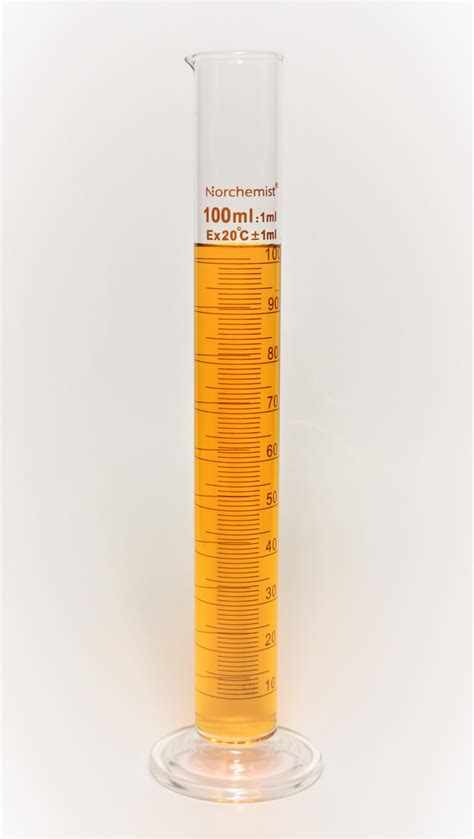 Graduated Cylinder, Borosilicate Glass, 100 ml - Norchemist