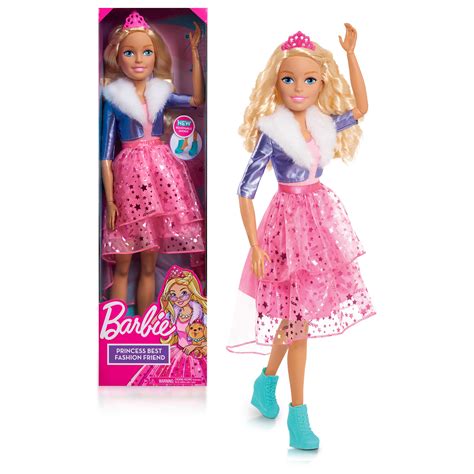 Barbie 28-inch Best Fashion Friend Princess Adventure Doll, Blonde Hair ...