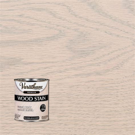 Varathane 1 qt. Sunbleached Premium Fast Dry Interior Wood Stain 266156 ...