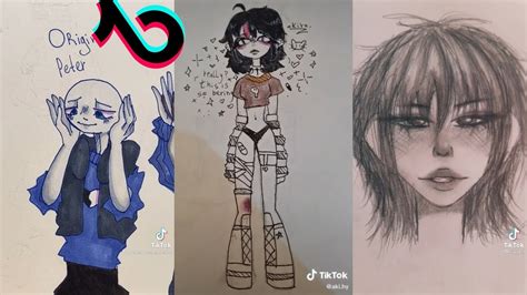 🤍🧷 ALT TIKTOK DRAWING | ALTERNATIVE TIK TOK COMPILATION 🌑🖤| goth emo aesthetics Chords - Chordify