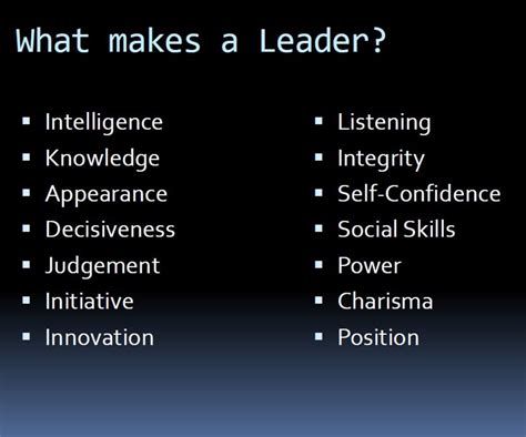 Effective Leadership Skills - What makes a Leader? - HubPages