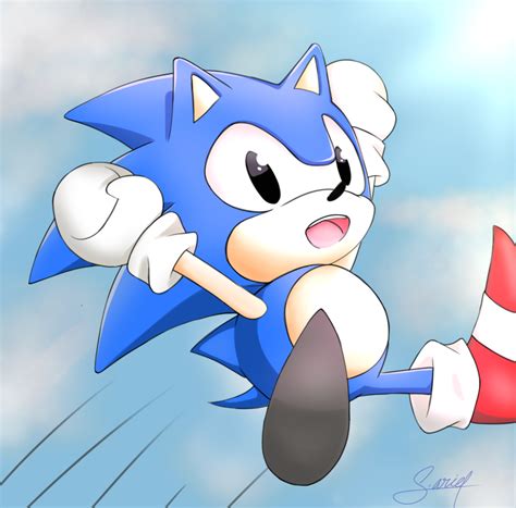 Classic Sonic [Fan art] S. Ariel - Illustrations ART street