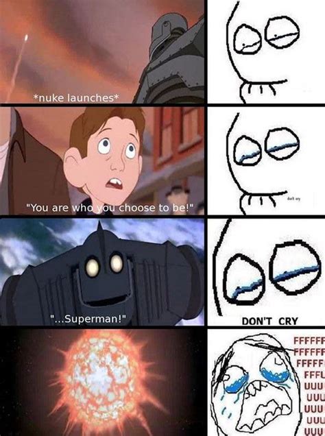 The Iron Giant Ending Scene | Fotos de lol, Meme engraçado, Piadas