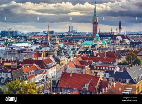 Copenhagen, Denmark old city skyline Stock Photo - Alamy