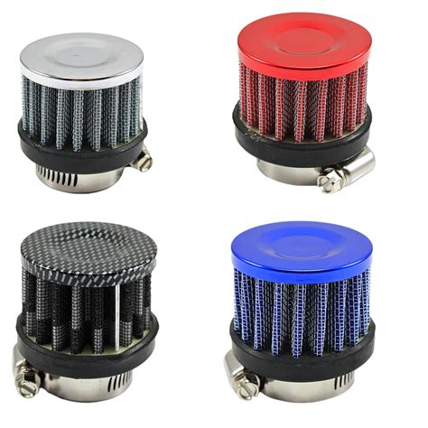 CAR partment Universal Car Round Conical Air Filters 25 MM Clip On Auto Cold Air Mini Filters ...