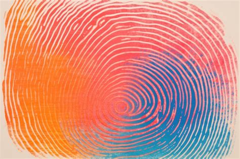 Premium AI Image | Fingerprint abstract background