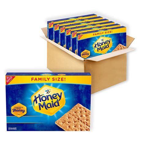 Buy Honey Maid Graham Crackers, Family Size, 6 - 25.6 oz Boxes Online at desertcartUAE