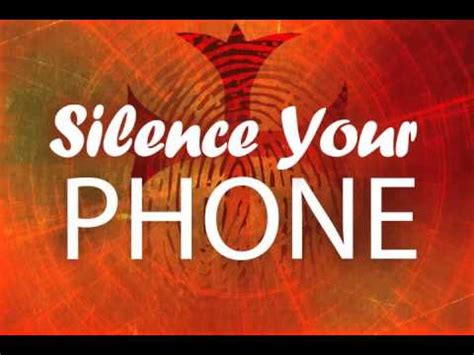 Silence Phone Video Loop - YouTube