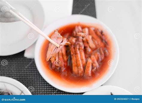 Roasted Peking Duck with Soy Sauce, Chinese Style Stock Image - Image ...