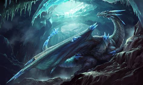 ArtStation - Ice Dragon illustration