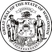 State Seal - Wisconsin Available in several mount options.