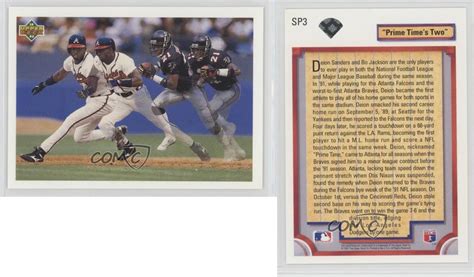 1992 Upper Deck Specials #SP3 Deion Sanders Atlanta Braves Baseball ...