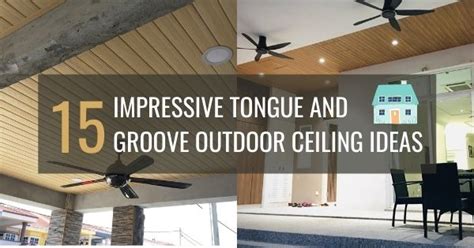 Stained Tongue And Groove Porch Ceiling | Shelly Lighting