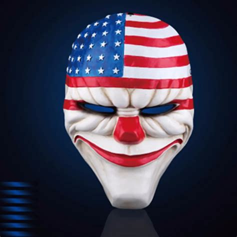 H&D Dallas Mask Payday 2 Replica , Clown mask, For Gamer and Cosplay ...