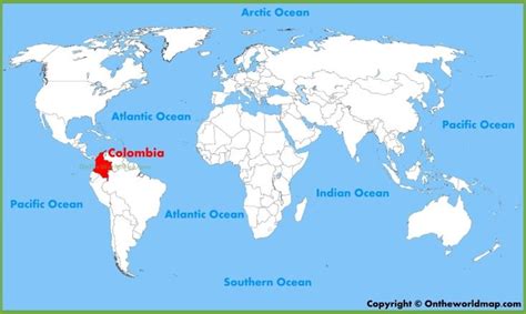 Where Is Columbia Located On The World Map - Debera Georgette