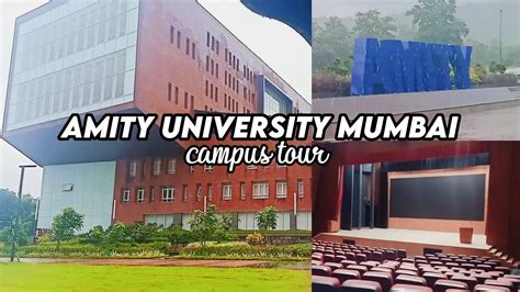 my UNIVERSITY tour! AMITY UNIVERSITY MUMBAI - YouTube