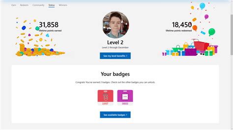 Microsoft Rewards begins to roll out Badges, a new gamification feature ...