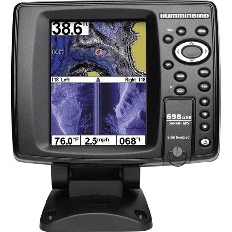 Humminbird 409470-1 600 698ci HD SI Internal GPS/Sonar Combo Fishfinder with Side Imaging (Black ...