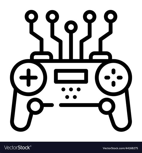 Ai gaming Royalty Free Vector Image - VectorStock