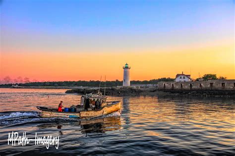 Portsmouth Harbor Lighthouse Sunset