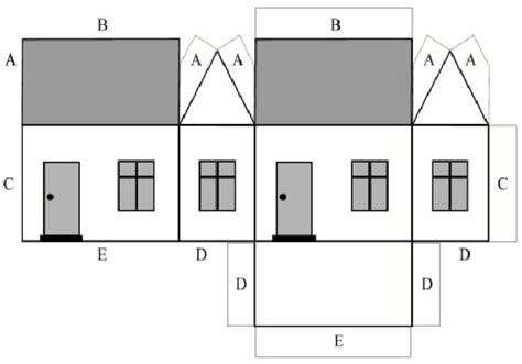 6 Best Images of Paper House Cut Outs Printable - Free Printable House Cut Out, 3D Paper House ...