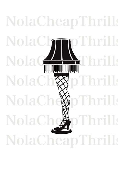 Christmas Leg Lamp SVG PNG Digital Download - Etsy Canada