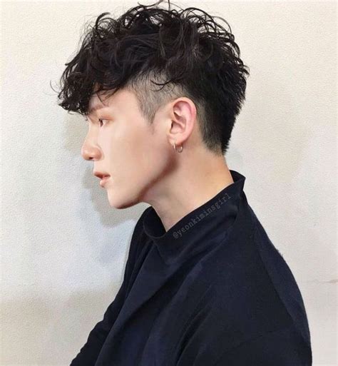 Men Haircut Curly Hair, Asian Haircut, Mullet Haircut, Wavy Hair Men ...