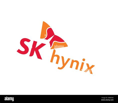 SK Hynix, rotated logo, white background B Stock Photo - Alamy