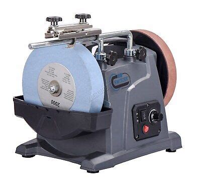 SwitZer Electric WhetStone Honing System Blade Sharpener Grinder 120W 230V 200MM | eBay