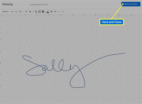 How to Insert a Signature in Google Docs