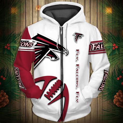 Atlanta Falcons Hoodie 3D Graphic balls cheap Sweatshirt Pullover -Jack ...