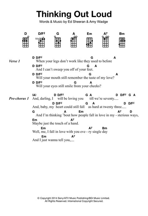 ++ thinking out loud ukulele chords | #The Expert