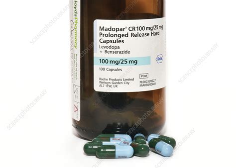 Madopar Parkinson's disease medication - Stock Image - C045/5955 - Science Photo Library