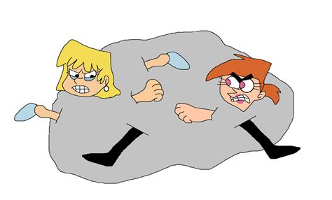 Lori Loud and Vicky fighting in a fight cloud by Mojo1985 on DeviantArt