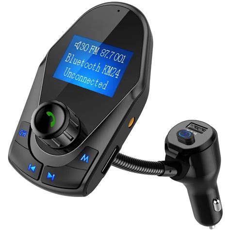 Nulaxy FM Transmitter Bluetooth Car Kit MP3 Player Wireless FM Modulator Car Dual USB Ports With ...