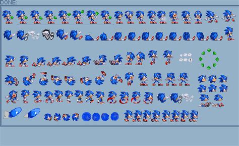 Sonic 2d Sprites