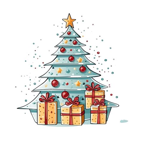 Merry Christmas Greeting Cards Retro Design, Illustration, Christmas Cartoon, Christmas Sweets ...