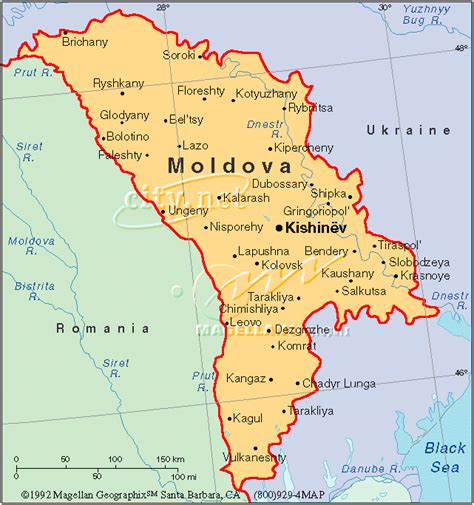 Moldova Map