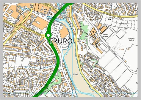 Truro Street Map– I Love Maps