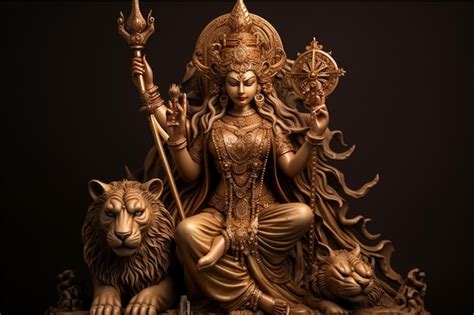 Premium AI Image | Durga Devi Goddess