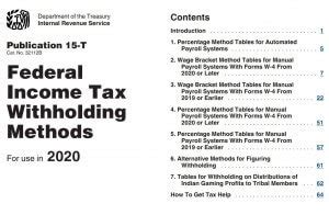 Federal Withholding Tables 2023 - Federal Income Tax